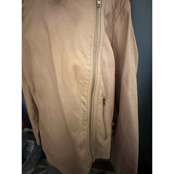 Plus Size Lane Bryant Pink Motorcycle Jacket  Size 22/24 - Picture 9 of 9